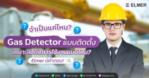 Gas Detector แบบติดตั้ง