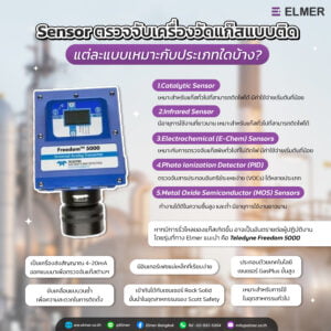 เครื่องวัดแก๊ส แบบติดตั้ง