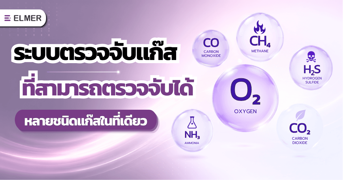 ระบบตรวจจับแก๊ส ที่สามารถตรวจจับได้หลายชนิดแก๊สในที่เดียว